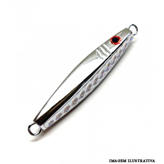 Jig Gumi 75g 8cm - Cromado Holográfico - NS