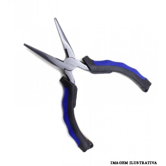 Alicate de bico Okuma 6" Long Nose Pliers - 17cm - Cabo emborrachado