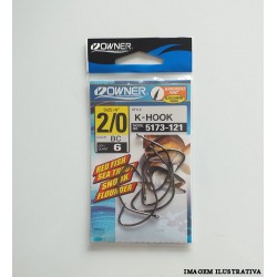 Anzol Owner K-Hook Nº2/0 – c/06