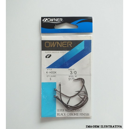 Anzol Owner K-Hook Nº3/0 – c/05