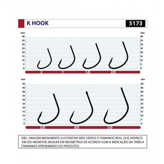 Anzol Owner K-Hook Nº2/0 – c/06