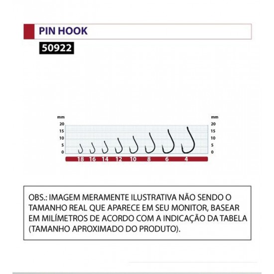 Anzol Owner Pin Hook Nº12 c/11