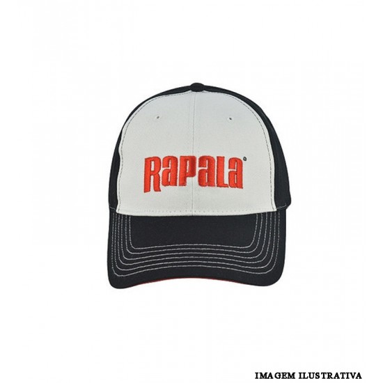 Bone Branco e Preto Rapala Bone Branco e Preto Rapala