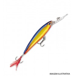 Isca Artificial X-RAP Deep XRD-10 Hot Steel- 13g - 10cm – Rapala