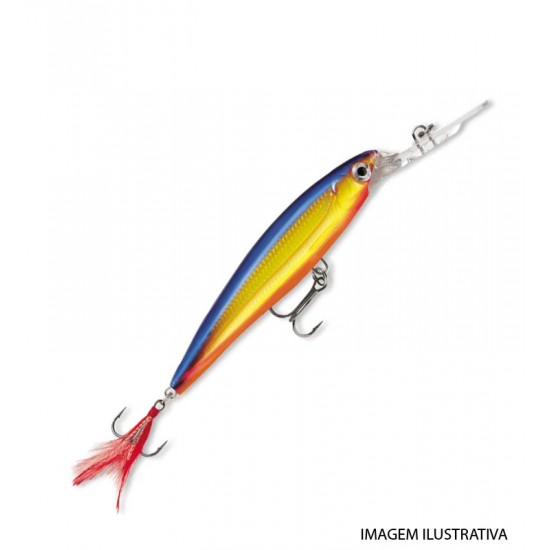 Isca Artificial X-RAP Deep XRD-10 Hot Steel- 13g - 10cm – Rapala