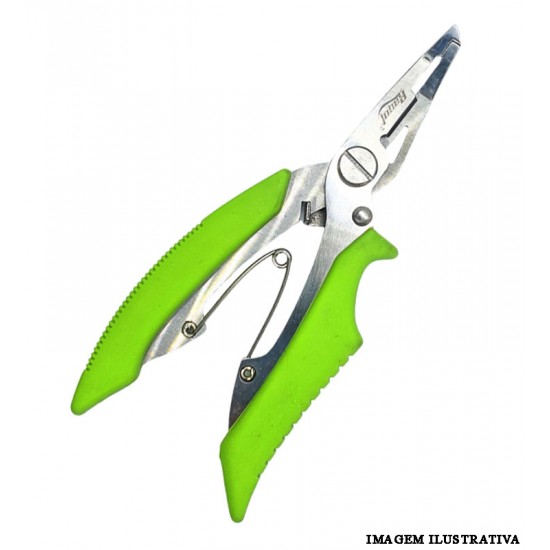 Alicate Para Pesca Ragot By Rapala Split Ring Em Aço Inoxidável Verde