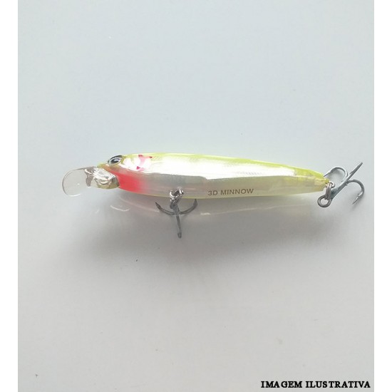 Isca Artificial Yo-Zuri Crystal Minnow 3DS Suspending (SP) - #01 - USADA