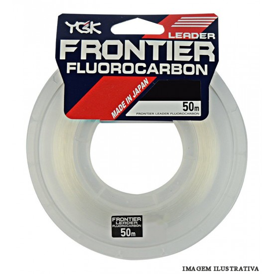 Linha YGK Frontier Fluorcarbon 60lb - 0,70mm C/50m Linha YGK Frontier Fluorcarbon 60lb - 0,70mm C/50m