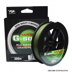 Linha YGK G-Soul WX8 - 40lb - 0,27mm c/300m