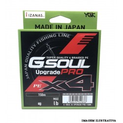 Linha YGK G-Soul Upgrade PRO PE X4 25lb - 0,21mm c/150m