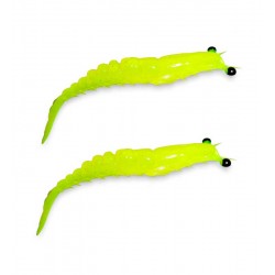 Camarão Maré Articulado 9cm 5g c/2un cor Verde Limão