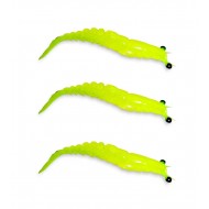 Camarão Maré Ninja Nano Articulado 5cm c/3un cor Verde Limão