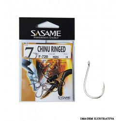 Anzol Sasame Chinu Ringed F-720 Nº7 - 18un